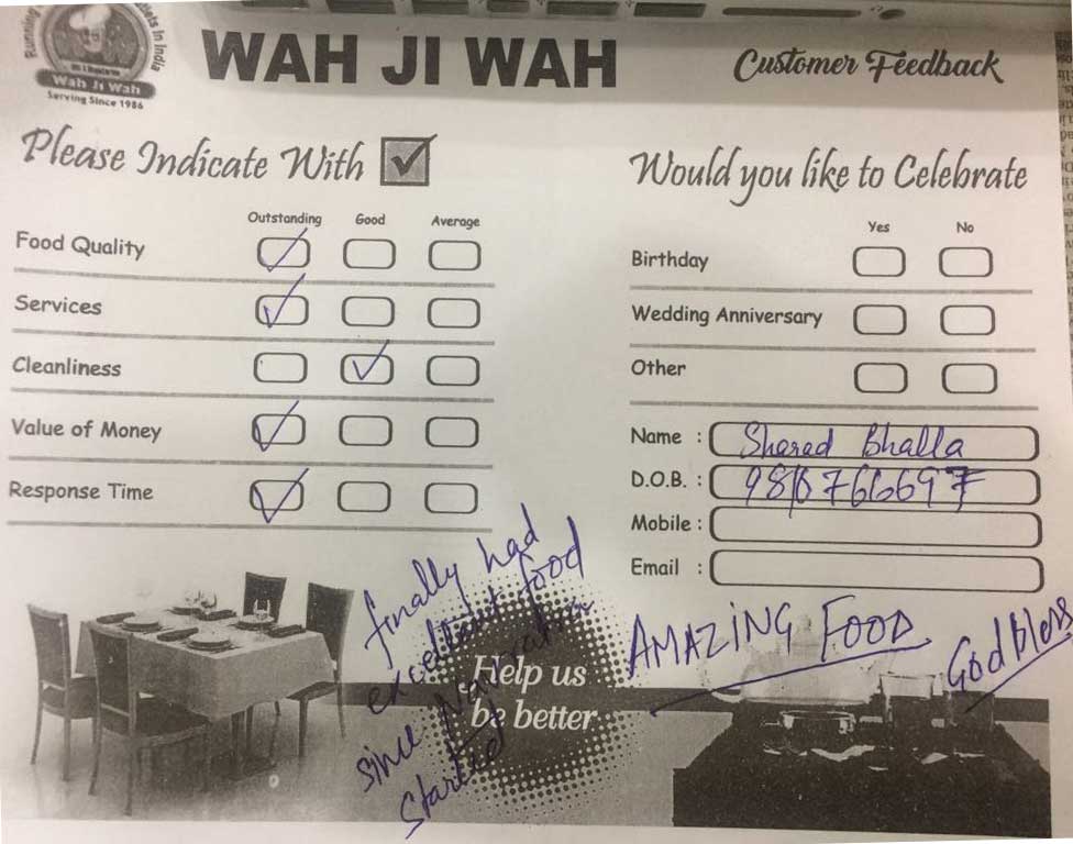 feedback